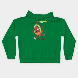 avocado runner Kids Hoodie